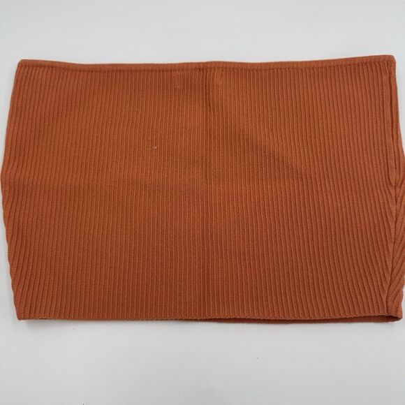 L.A. Hearts Ribbed Tube Top Orange Medium Pacsun - Picture 1 of 6